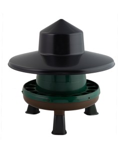 GAUN TOLVA PLASTICO RECICLADO PARA AVES CON PATAS Y TAPA - 4 KG 4 KG - 2