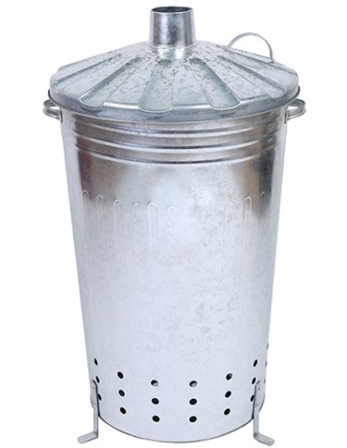 GAUN INCINERADOR PARA JARDÍN - 120 LITROS