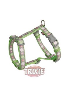 TRIXIE ARNÉS MODERN ART BLOOMS VERDE XS-S (30-40 CM / 15 MM) - 2