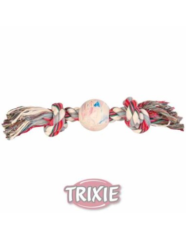 TRIXIE CUERDA DE JUEGO CON PELOTA CAUCHO NATURAL Ø7 CM / 36 CM - 2