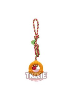 TRIXIE DENTA FUN ANILLO CON CUERDA Ø12 CM / 41 CM - 2