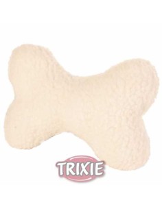 TRIXIE HUESO PELUCHE ACOLCHADO CON SONIDO BLANCO 20 CM - 2