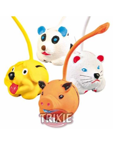 TRIXIE PELOTA CON COLA Ø6 CM - 2