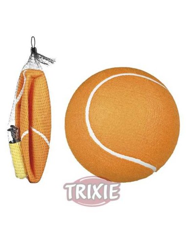 TRIXIE PELOTA TENIS CON BOMBA AIRE NARANJA Ø22 CM - 2