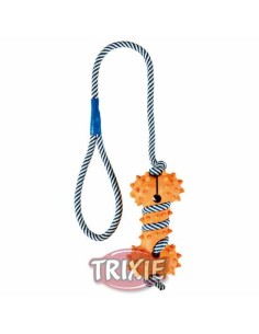 TRIXIE HUESO CAUCHO CUERDA FLUORESCENTE 11 X 40 CM - 2
