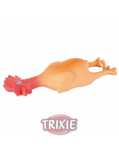 TRIXIE POLLO CON SONIDO DE LÁTEX MINI (15 CM) - 2