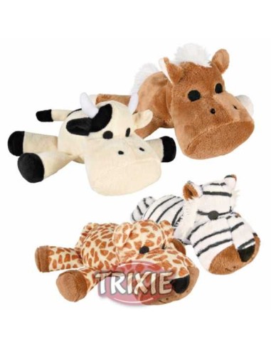 TRIXIE ANIMALITOS DE PELUCHE CON SONIDO (4 UNIDADES) 16 CM - 2