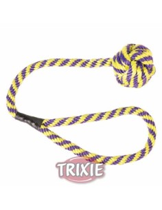 TRIXIE PELOTA CUERDA ANUDADA CON ASA Ø5.5 / 55 CM - 2