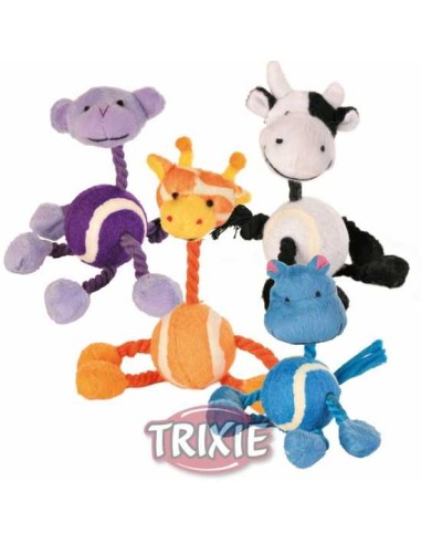 TRIXIE JUGUETE DE CUERDA CON PELOTA DE TENIS 16 CM - 2