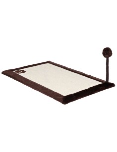 TRIXIE ALFOMBRILLA RASCADORA POMPÓN MARRÓN OSCURO 70 X 45 CM - 2 2