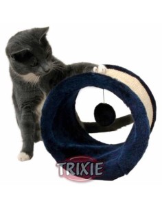 TRIXIE RUEDA JUEGO SISAL / PELUCHE AZUL Ø23 X 20 CM - 2
