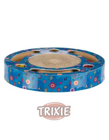 TRIXIE TAMBOR RASCADOR CON JUGUETES Ø33 CM - 2