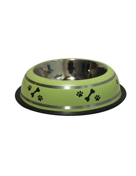 PETIPOP COMEDERO / BEBEDERO ACERO VERDE - 2