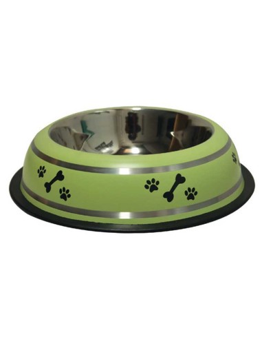 PETIPOP COMEDERO / BEBEDERO ACERO VERDE - 4