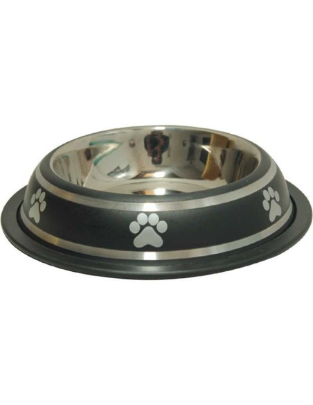 PETIPOP COMEDERO / BEBEDERO ACERO NEGRO - 5