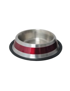 PETIPOP COMEDERO / BEBEDERO ACERO Y ROJO 2