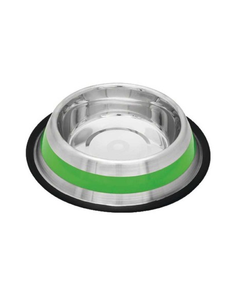 PETIPOP COMEDERO / BEBEDERO ACERO Y VERDE - 2