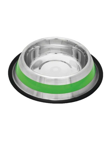 PETIPOP COMEDERO / BEBEDERO ACERO Y VERDE - 3