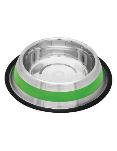 PETIPOP COMEDERO / BEBEDERO ACERO Y VERDE - 4