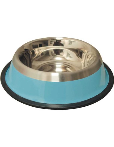 PETIPOP COMEDERO / BEBEDERO DE ACERO AZUL - 5