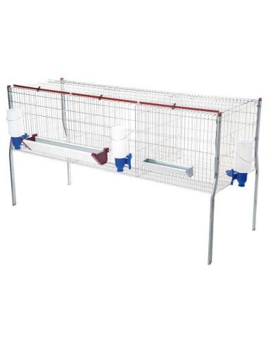 COPELE JAULA PARA POLLOS DE ENGORDE - 3 DEPARTAMENTOS 