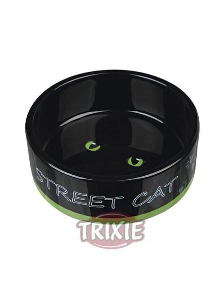 TRIXIE COMEDERO CERÁMICA STREET CAT Ø12 CM / 300 ML - 2