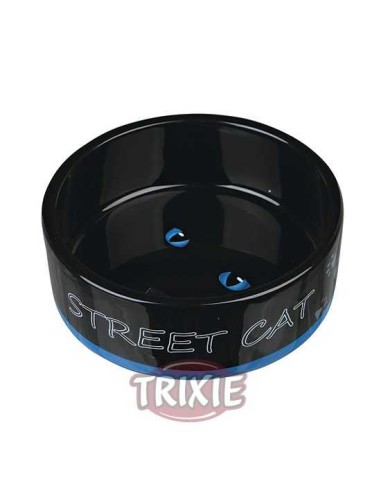 TRIXIE COMEDERO CERÁMICA STREET CAT Ø12 CM / 300 ML - 3