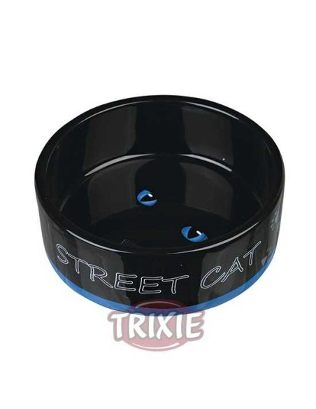TRIXIE COMEDERO CERÁMICA STREET CAT Ø12 CM / 300 ML - 3