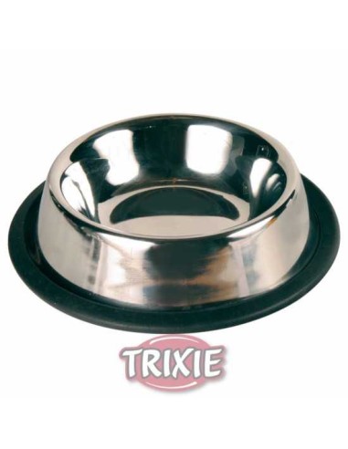 TRIXIE COMEDERO INOXIDABLE ANTIDESLIZANTE Ø11 CM / 200 ML - 2