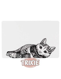 TRIXIE SALVAMANTELES ZENTANGLE BLANCO / NEGRO 44 X 28 CM - 2