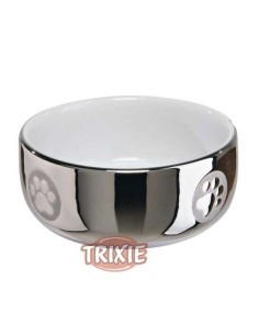 TRIXIE COMEDERO CERÁMICO PLATA REDONDO Ø11 CM / 300 ML - 2