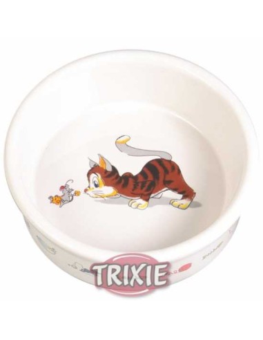 TRIXIE COMEDERO CERÁMICO IMPRESO Ø11 CM / 200 ML - 2