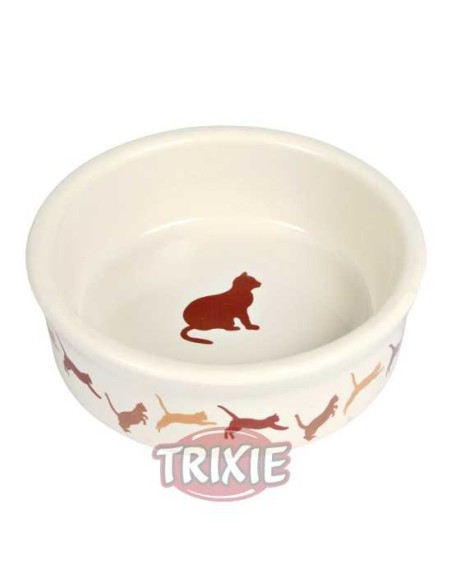 TRIXIE COMEDERO CERÁMICO GATOS Ø11 CM / 250 ML - 2