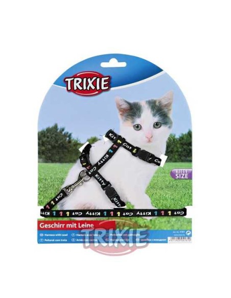 TRIXIE SET ARNÉS Y CORREA PARA GATITOS KITTY CATS 21-33 CM / 1 20 M - 5