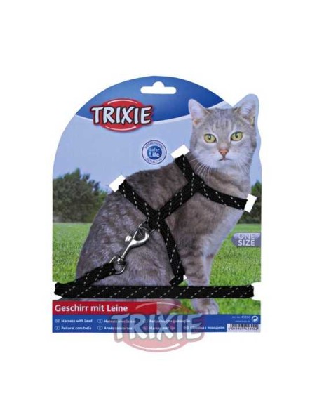 TRIXIE SET ARNES Y CORREA REFLECTANTE 18-35CM / 1 30 M - 3