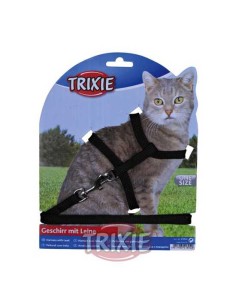 TRIXIE SET GATOS ARNÉS Y CORREA 22-42CM / 1 25 M - 2 2
