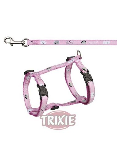 TRIXIE ARNÉS MIMI CON CORREA 25-45 CM / 10 MM - 1.20 M - 3