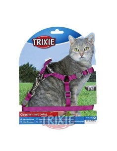 TRIXIE SET ARNÉS Y CORREA PARA GATOS CORE 26-37CM / 1 20 M - 2