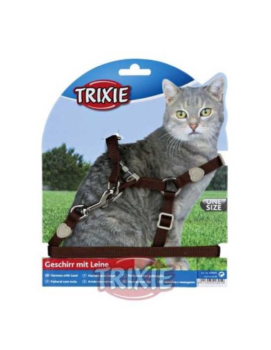 TRIXIE SET ARNÉS Y CORREA PARA GATOS CORE 26-37CM / 1 20 M - 4