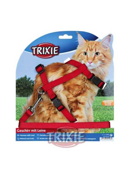 TRIXIE SET ARNES Y CORREA GATOS XL 22-36CM / 1 20 M - 2