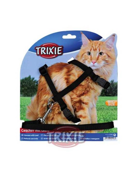 TRIXIE SET ARNES Y CORREA GATOS XL 22-36CM / 1 20 M - 4