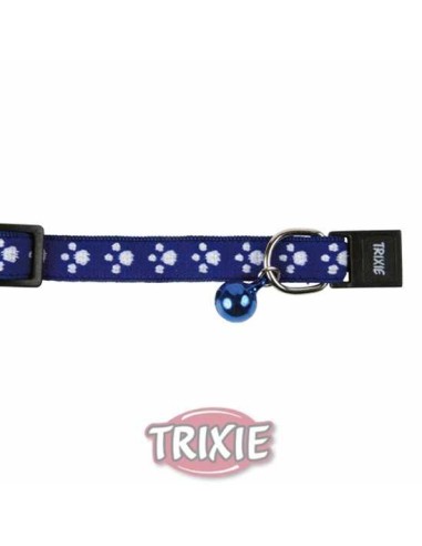 TRIXIE COLLAR GATOS ELÁSTICO HUELLAS