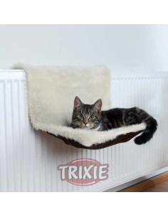 TRIXIE CAMA RADIADOR PELUCHE - ANTE MARRÓN / CREMA 45 X 26 X 31 CM - 2