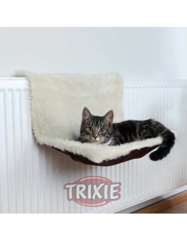 TRIXIE CAMA RADIADOR PELUCHE - ANTE MARRÓN / CREMA 45 X 26 X 31 CM - 2