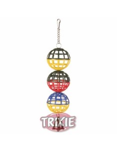 TRIXIE JUGUETE PELOTAS CON CADENA Y CAMPANA 16 CM - 2