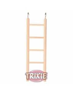 TRIXIE ESCALERA MADERA PERIQUITOS Y CANARIOS 4 PELDAÑOS (20 CM) 5 PELDAÑOS (24 CM) 6 PELDAÑOS (28 CM) 7 PELDAÑOS (32 CM) 8 - 2
