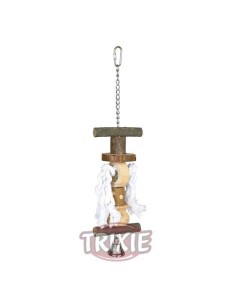 TRIXIE JUGUETE NATURAL LIVING CASCABEL Y CUERDA II 38 CM - 2