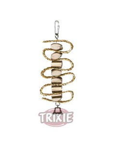 TRIXIE JUGUETE NATURAL LIVING CON PAJA Y CASCABEL 21 CM - 2
