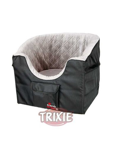 TRIXIE ASIENTO PARA COCHE PARA PERROS GRIS-NEGRO 41 X 39 X 42 CM - 2