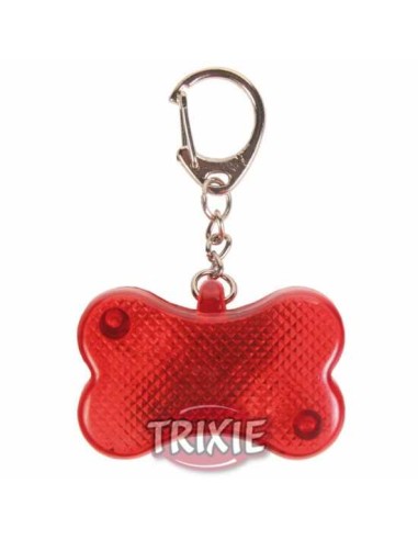 TRIXIE FLASHER PARA PERROS HUESO ROJO 4 5 X 3 CM - 2